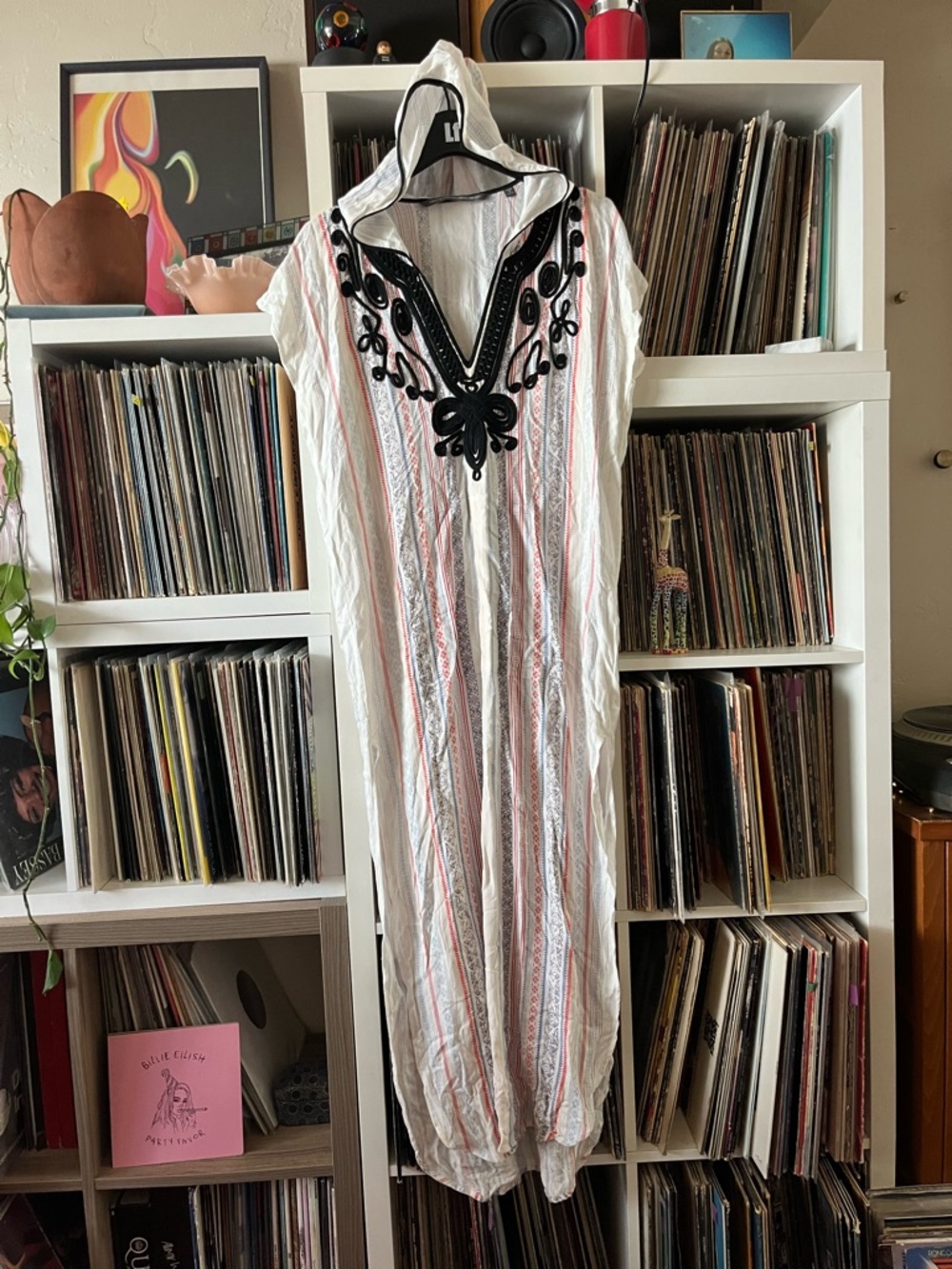 Long hooded dress XS